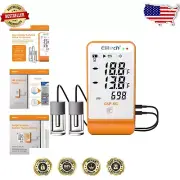 Digital Temperature & Humidity Data Logger for Pharmacy - USB & Battery Powered