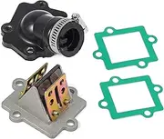 Hippotech Intake Manifold Boot, Reed Valve & Gasket Kit for Polaris Predator 50/90 2003-2006 Scrambler 50/90 2001-2003 Sportsman 90 2001-2006 Replaces Part # 0450065, 0450063, 0450062