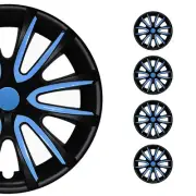 16" Wheel Covers Hubcaps for Suzuki Black Matt Blue Matte
