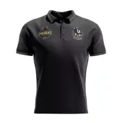COLLINGWOOD MAGPIES 2023 AFL PREMIERS ADULT MEN'S POLO SHIRT