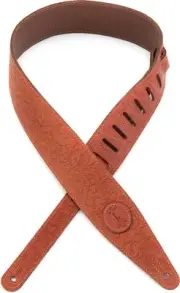 Levy's MS317FCL Florentine Leather Guitar Strap - Brown (3-pack) Bundle