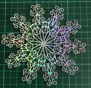 Large - Stunning - FALLING SNOWFLAKE DIE TLD537 - Tattered Lace NLA