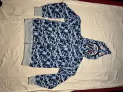 BAPE ABC Camo Shark Full Zip Hoodie (Blue) 2XL new with tags (no og bag)