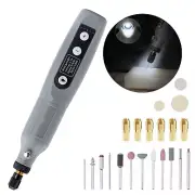 5-Speed USB Cordless Electric Mini Grinder Drill Engraver Pen Engraving Tool Set