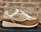 NWB Men Saucony Originals Shadow 6000 Brown/White Cappuccino #S70775-1 (Sz 9)