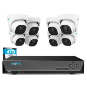 Reolink 16 Channel 4K PoE Security Camera System Outdoor CCTV RLK16-820D8-A