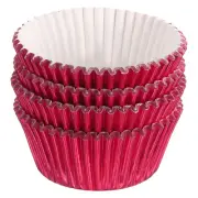 100Pcs Cupcake Muffins Liners Cupcake Holders, Red