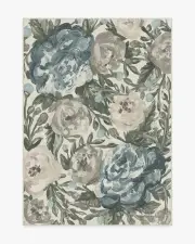 150' x 215' | Machine Washable Runner Rug | Kid & Pet Friendly | Indoor Rug | Camellia Jade Rug | Ruggable
