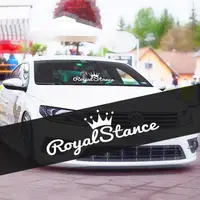 在飛比找蝦皮購物優惠-ROYALSTANCE 皇冠 潮流貼紙 汽車反光貼紙 個性改