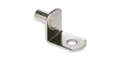 Nickel Plated Steel Shelf Support Pack of 4