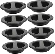 QUMIIRITY 8pcs Speaker Handle Sound Wired Speaker Pulls Cable Car Stereo Echos Audio Subwoofer Cable Powered Plugs Base Dot Echo Audio Interface Sound Bar Wire Wires Black Plastic