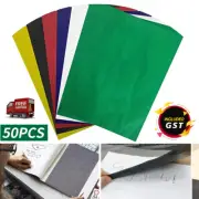 50pcs A4 Carbon Paper Transfer Copy Graphite Tracing Wood Canvas Art Craft Paper
