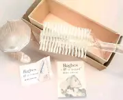 Vtg Hughes All-a-round Lucite Hairbrush 1940s 1950s Hollywood Glamour Vanity