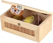 Don't Touch Useless Box, Gags & Practical Joke Wood Box Toy Tricky Toys Funny Tiger Box Toy, Spoof Toy, Pointless Box, Fun Box Toys for Kids Friends Home and Office Desk