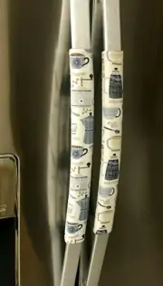 Refrigerator Oven Door Handle Covers Padded Coffee Pots and Cups Set of Two