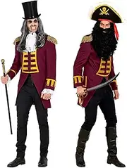 "BURGUNDY PARADE TAILCOAT" for man - (XXL)