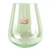 2pc Lily Stemless 13cm/600ml Wine Glass Cocktail Party Drinking Tumbler Set