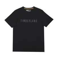 在飛比找森森購物網優惠-任-Timberland 男款黑色品牌LOGO短袖T恤A43