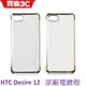 HTC Desire 12 原廠 電鍍保護殼【UV 透明殼 防水紋設計】電鍍質感 聯強代理