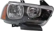 Passenger Side Headlight for Dodge Charger 2011-2014 Halogen with Bulb(S) Replac