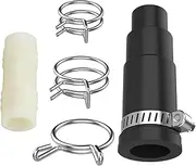 Dishwasher Drain Hose Adapter Compatible for Insinkerator Garbage Disposals,Dishwasher Hose Connector Include 1 Inlet Connector 1 Hose Clamp & 3 Spring Clamps
