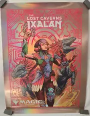 MTG Lost Caverns of Ixalan (LCI) Foil Promo Poster, 18x24, Magic the Gathering