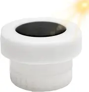 Solar Pool Chlorine Floater Light | Solar Pool Chlorine Floater | Waterproof LED Chlorine Dispenser for Swimming Pools | Floating Solar Chlorine Dispenser with LED Lights for Pools, Ponds, Fountains