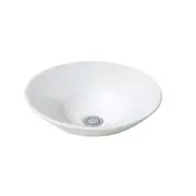 410*410*110mm Ceramic Round Semi Insert Basin Gloss White/Silver Chrome/Gold/Matte Black/Carrara/Matte White/Rose Gold
