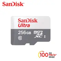 在飛比找Yahoo奇摩購物中心優惠-SanDisk Ultra microSD UHS-I 記憶