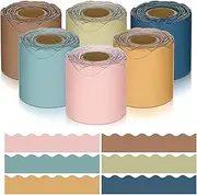 Shusmda 1Set for Bulletin Board Scalloped Bulletin Board for Classroom Bulletin Board Decor Paper