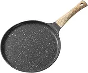 Non Stick Frying Pan Flat Skillet for Pancakes Eggs Pizza Versatile Kitchen Cookware for Home Restaurant Use Easy to Clean Maintain