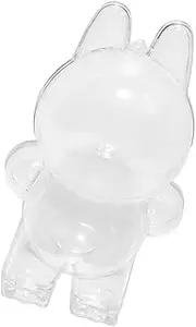 YARNOW Glue Doll Protective Cover Doll Cases for Display Model Display Boxes Display Cases for Models Doll Display Bag Doll Protective Case Miniatures Display Stands Transparent Plastic