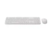 RAPOO X260S Wireless Optical Mouse/Keyboard Black White [X260S-WHITE]