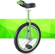 qwmvhfg， 20/18/16 Inch Unicycle, Adjustable Seat, Anti-Skid Tires, with Sturdy Storage Stand Balance Cycling Exercise Fitness for Adult