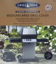 BBQ GRILL ZONE COVER WEATHER & TEAR RESISTANT 60" For Weber Large Tall Outdoor