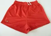AFL ADULTS RED "SEKEM" FOOTY SHORTS - BRAND NEW
