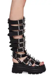 [Dolls Kill] The Mage Resistor Spiked Sandals (Brooklyn)