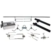 DIY BBQ Spit Rotisserie Set -The Heavy Duty Works 2 metre skewer with 30/60/120KG Motor by Flaming Coals