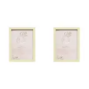 2x Splosh Mystique Libra 23.5x32cm Glass Framed Print w/ Stand Home/Office Decor