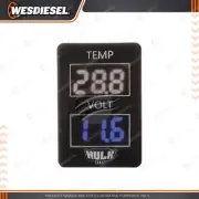 Wesdiesel Temp Voltmeter OE RPL T/S White Blue Led for Toyota (for: Toyota)