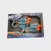 NERF Elite 2.0 Commander 2-RD-6 Blasters 24 Darts 6 Dart Rotating 2 Pack New Gun
