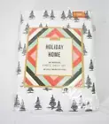 Jessica Sanders 3 Piece Sheet Set Holiday Printed Twin Size Ivory Bedding