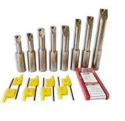 NEW 8PCS 3/4 SHANK INDEXABLE BORING BAR +10pcs TCMT CARBIDE INSERTS US SELL