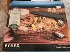 Pyrex Bake & Serve By Corning 3 Piece Set Casserole Dish Basket & Lid