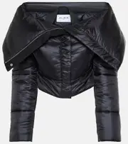 [Alaia] Alaïa Cropped puffer jacket AU 18 black