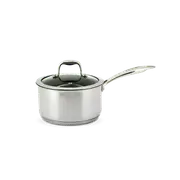 Neoflam Stainless Steel 18cm Sauce Pan Induction with Glass Lid