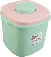 Pet Food Airtight Storage Barrel with Lid 3l Plastic Negative Pressure Dog Cat Food Storage Container for Easy Access Indoor Outdoor Use