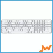 Apple Magic Keyboard With Touch ID And Numeric Keypad - White