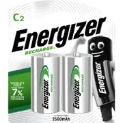 Energizer Recharge C Batteries - 2 Pack