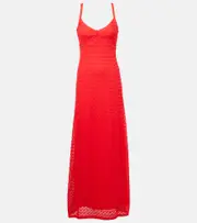 [Melissa Odabash] Melissa Odabash Ciara knitted maxi dress AU 14 red